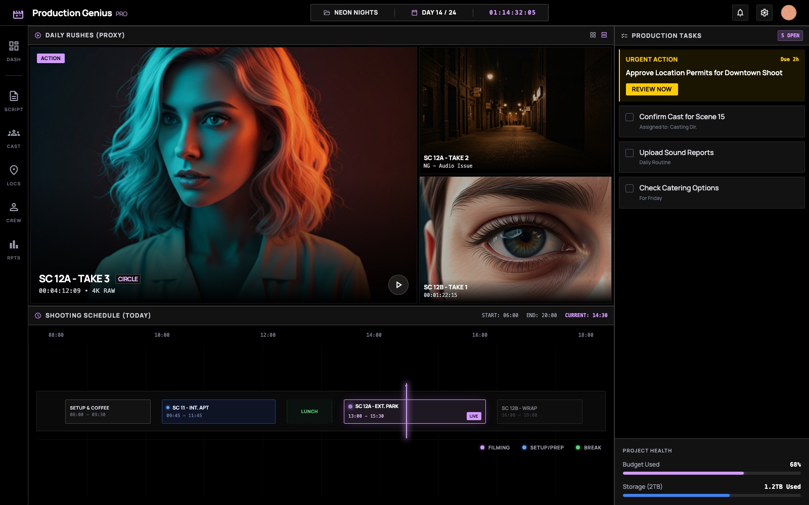 Rushes — Start the edit the night you wrap